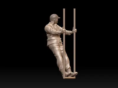 staff railroad 3D print model purchase