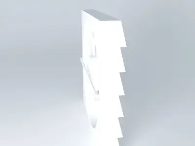 Exhaust fan with slatted vents Free 3D model