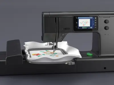  Sewing Printer with Needle Threader Rigged 