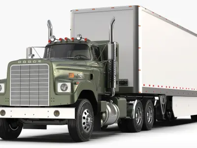Dodge CNT 950 Big Horn 1973 - 1975 3D model