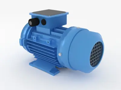 Highly detailed 1MW generator by RICHARD HIND Free low-poly 3D model