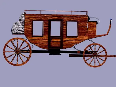 WESTERN CARRIAGE 3D model purchase