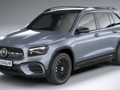 Mercedes-Benz GLB 2024 3D model purchase