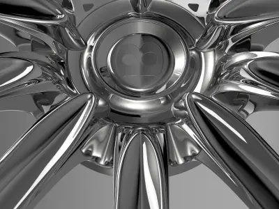 Bentley Continental GT rim 3D model