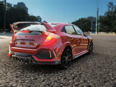 Honda Civic Type R Free 3d Model Free 3D model