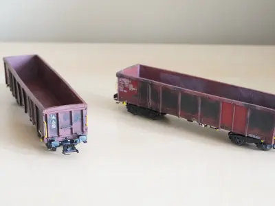 Pre supported H0 1-87 scale Gondola Eaos-x 057 reworked 3D print model