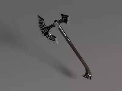Fantasy Axe 3D model buy