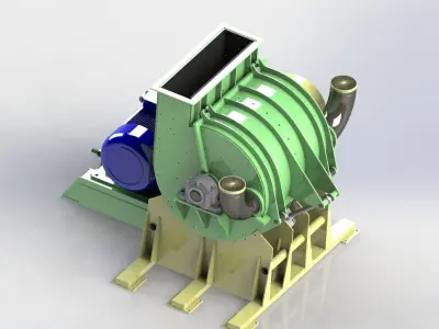 MICRONIZED HAMMER MILL 3D model