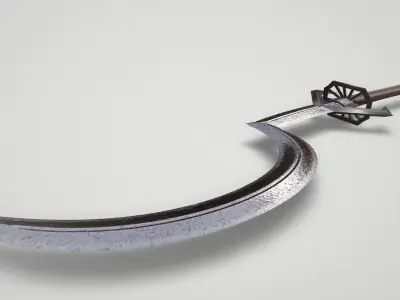 Game asset Unconventional Blade of Dual Origins 3D model
