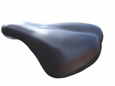 Bicycle Seat Low-poly 3D model