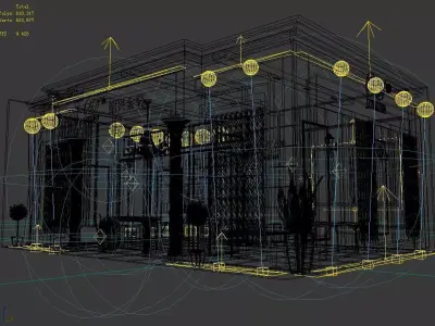 Exhibition - Area -10X7-3DMAX2009-038 3D model