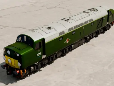 BR Class 40 Low-poly 3D model