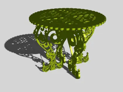 Table 3D model 8