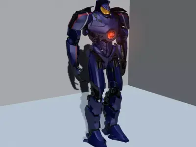 Gipsy danger 3d model 3D model