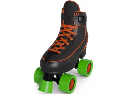 Inline Skate 3D model 3