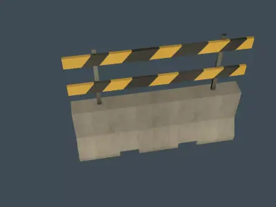 Road Blocker 3D model purchase