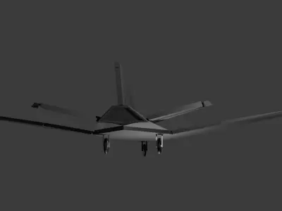 stealth jet 3D model