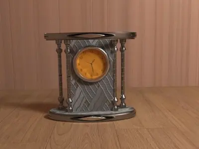 Table Clock 3D model
