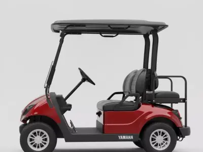The Modern Yamaha Golf Cart 3D model