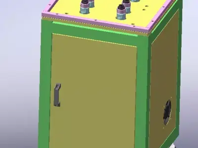 Semi-automatic Compressor Foot Assembly Machine 3D model