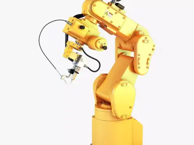 Generic Industrial Robot v 1 3D model