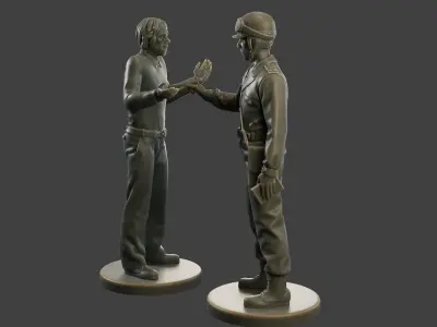 CzechSlovak Communist police Motorcycle CCPM1 4 3D print model