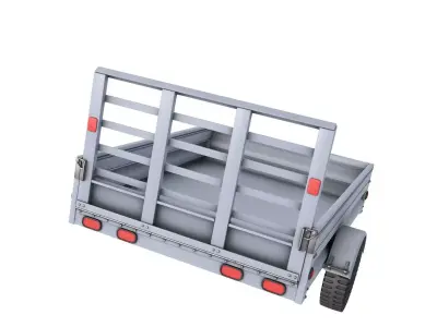 Utility Trailer 3D model buy