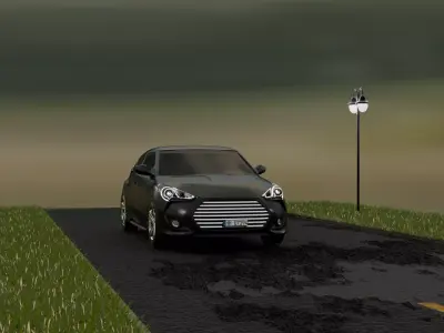 Ultimate 3D Car Model Low-poly 3D model