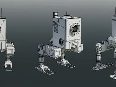 ROBOT L2 Free low-poly 3D model