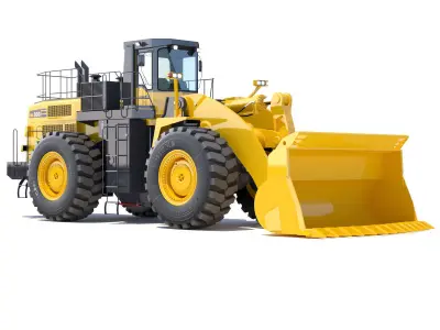 Wheel loader Komatsu  WA900 3D model