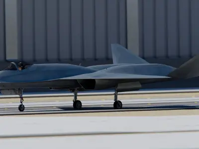 Northrop YF-23 3D model