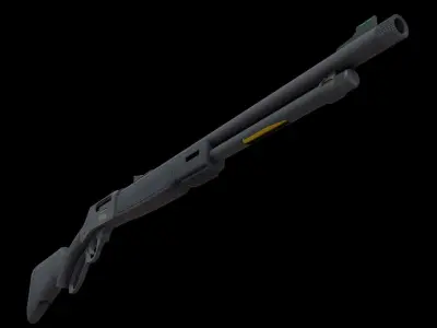 Henry Lever Action X Model 30-30 Caliber Low-poly 3D model