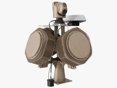 X-MADIS Anti Drone System - Air Defense - C-UAS System 3D model