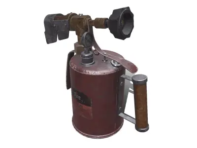 Blowtorch Low-poly PBR Low-poly 3D model