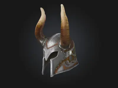 Viking Helm of Valor  Honor-Bound Fury of the North 3D model