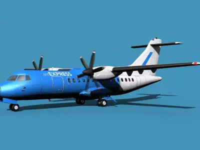 ATR-42-320 Air Express 3D model