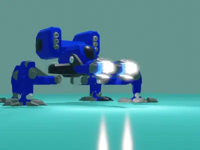 raptor   machine 3D model