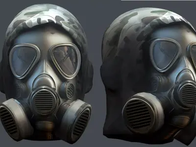 Helmet 3d model military combat Military  Low-poly 3D model shop