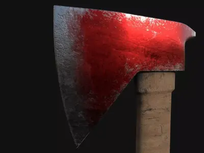 Video Game Ax 3D model