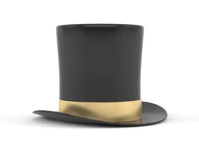 Magician Hat 3D model
