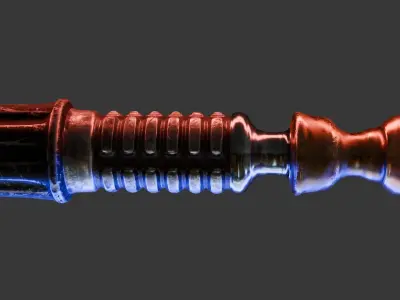 Light Saber Low-poly 3D model