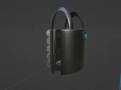 New generation body armor 3D model