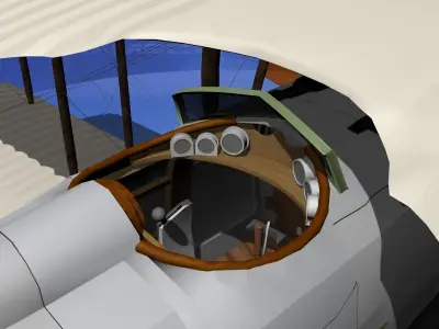 SPAD SXIII V12 3D model