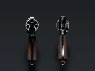 Revolver Nagant 1895  Free 3D model
