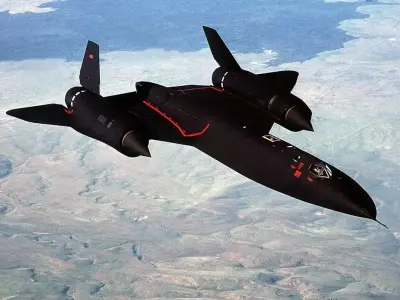Lockheed SR-71A Blackbird 3D model purchase