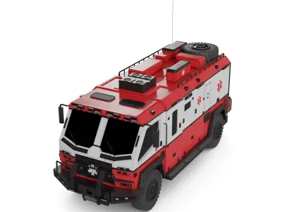 Search Rescue Vehicle 3D model purchase