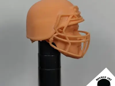 Grid Iron head for 6 inch Action Figures 3D print model