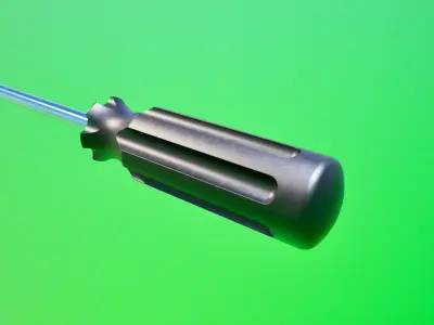 multi-function screwdriver Low-poly 3D model