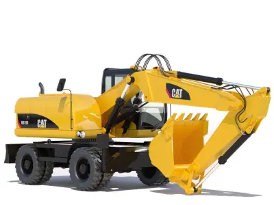 Wheel Excavator Cat 315D 3D model
