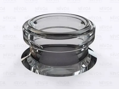 Glass finish - GME 40 02 - 13 mm - Finish for plug pump 3D model